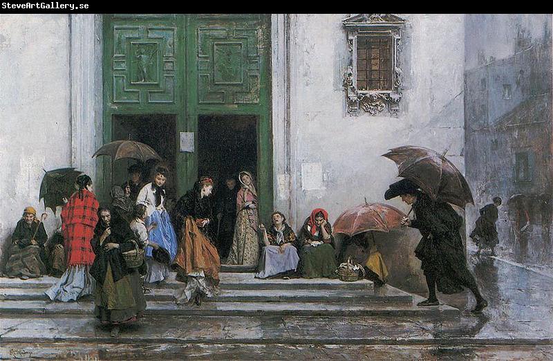 Raimundo Madrazo Coming out of Church